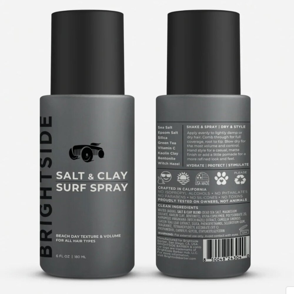 Brightside - Salt + Clay Surf Spray 6 oz
